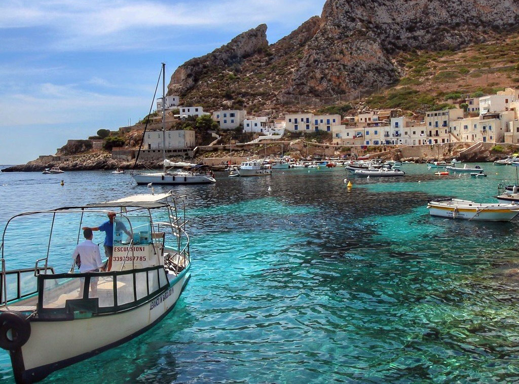 Levanzo in barca